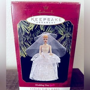 Hallmark Wedding Day Barbie Ornament, 1997 In Box